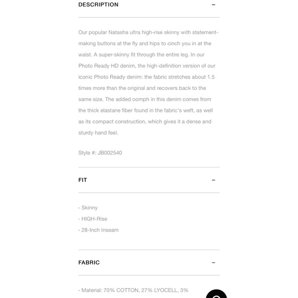 JBRAND Natasha Sky High Skinny - Picture 6 of 6